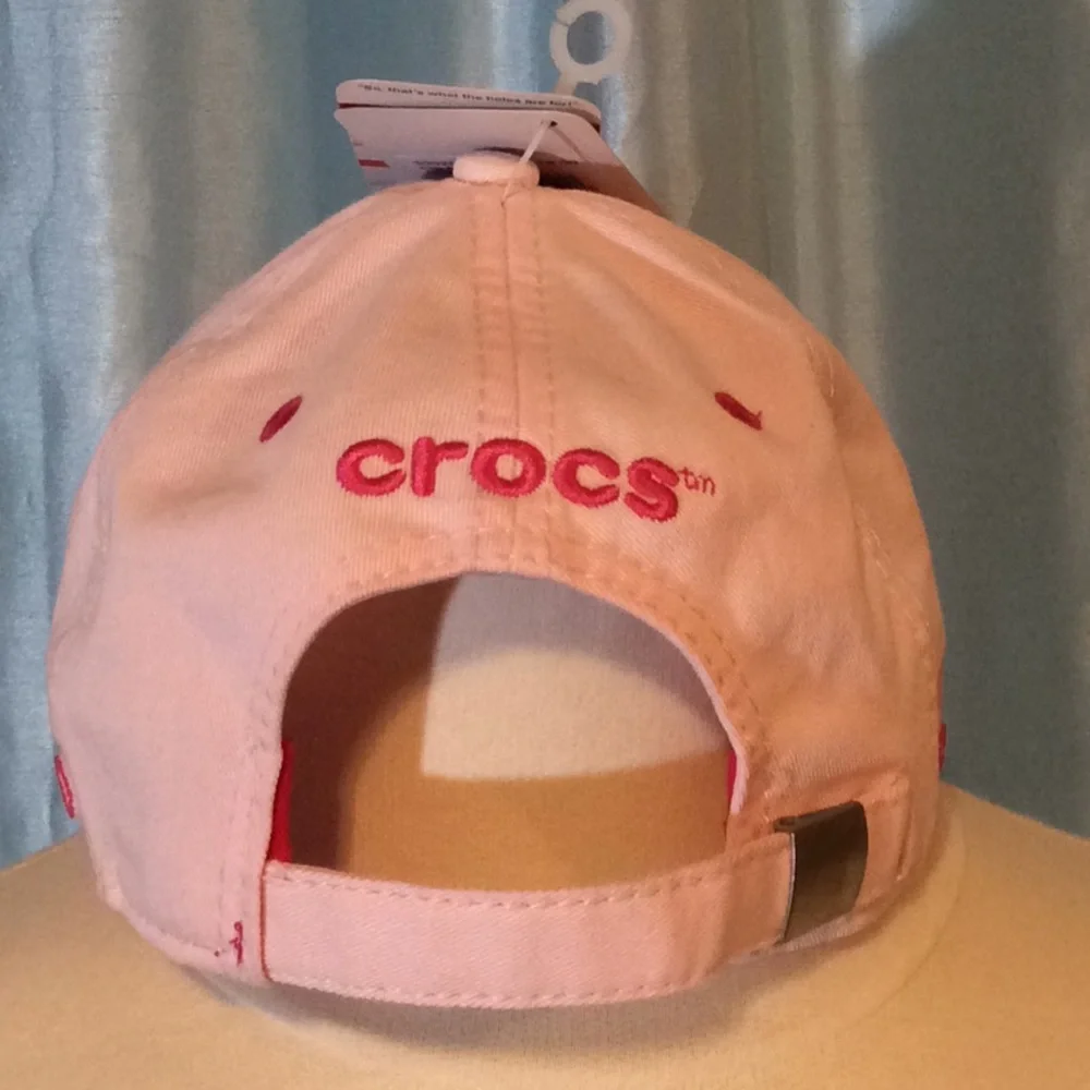Pink Youth size Crocs Hat, NWT